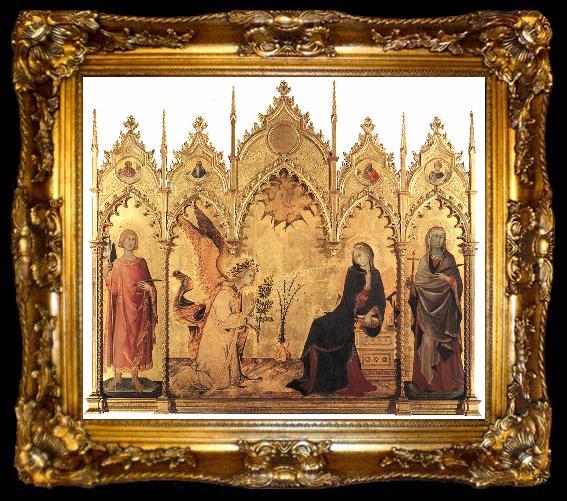framed  MEMMI, Lippo The Annunciation and Two Saints sg, ta009-2